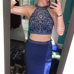 Royal Blue Prom dress 2017